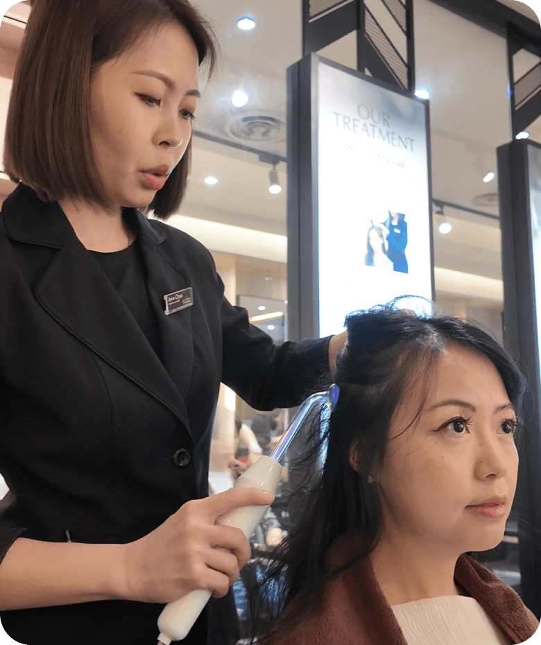 Targeted UV Scalp Activation